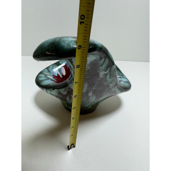 Antique French Longwy Tourmalines Hollow Dish Ceramic - Picture 6 of 9